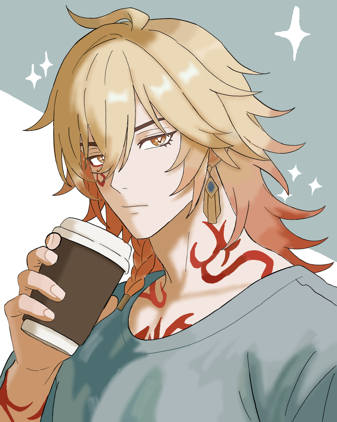 Game Character Art Print - Mydei from Honkai Star Rail